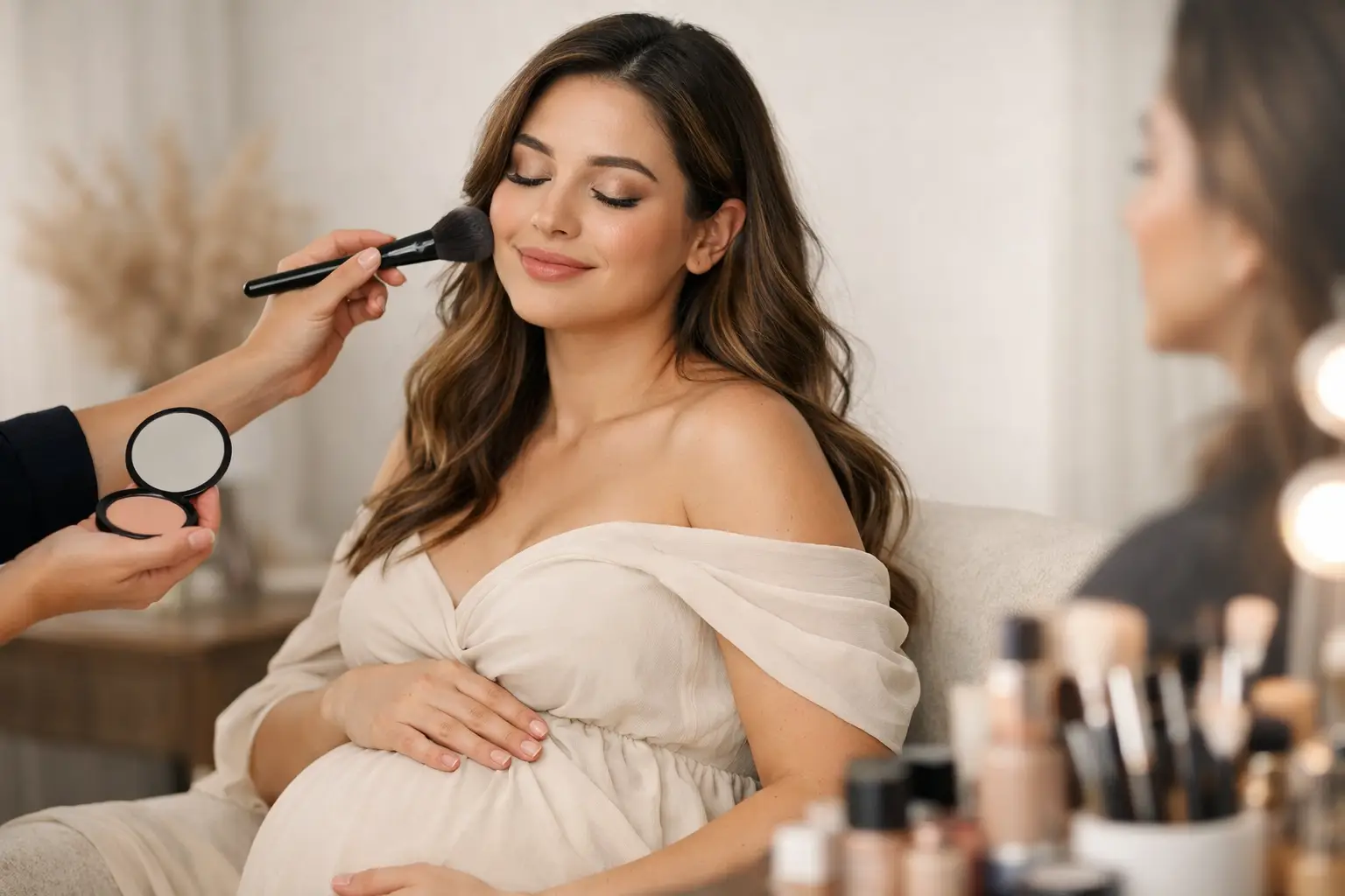 Maternity Photoshoot Makeup That Looks Like You