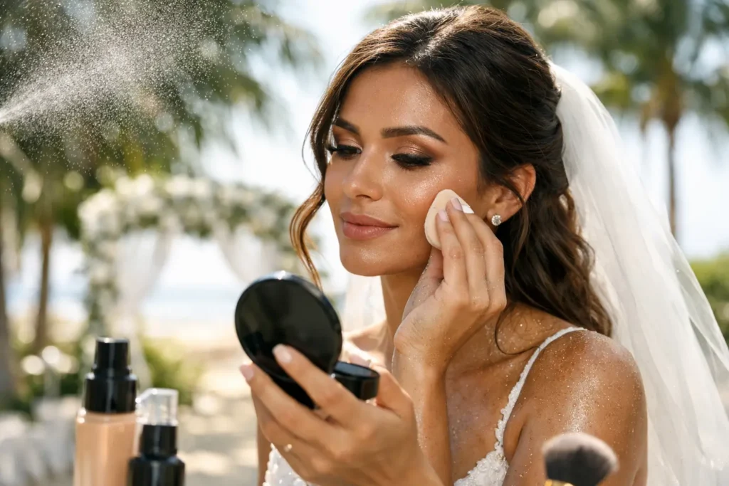 Makeup for Humid Wedding Weather That Lasts