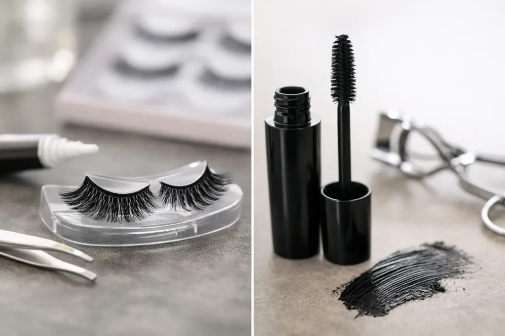 False Lashes vs Mascara Only: Which Is Best?