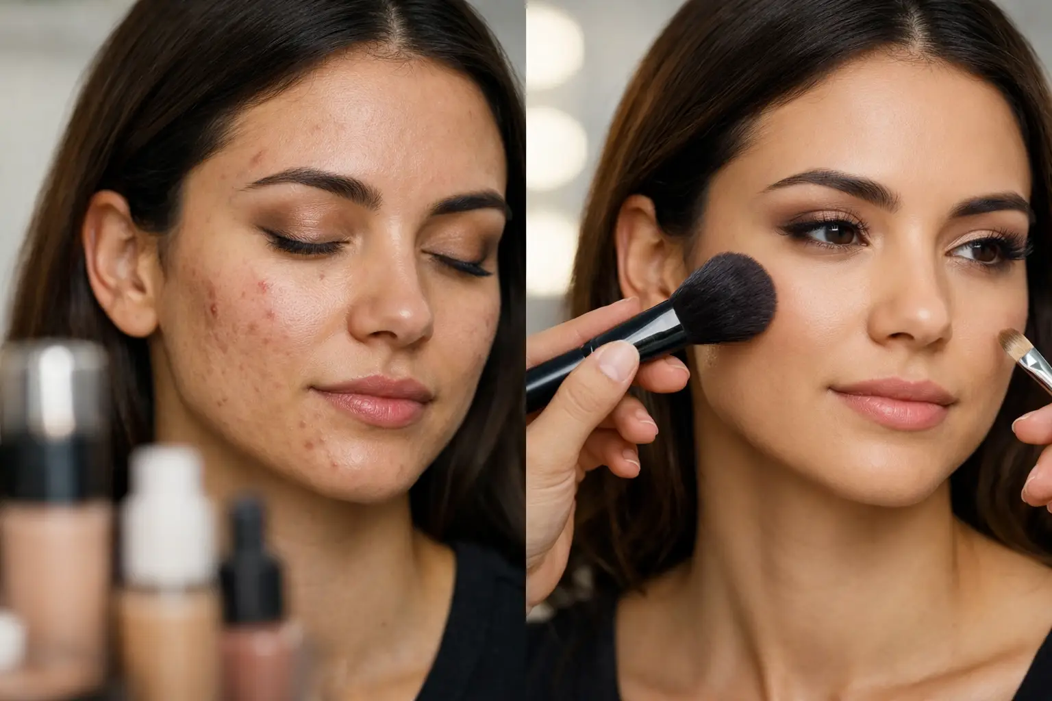 Can Professional Makeup Help With Acne Scars?