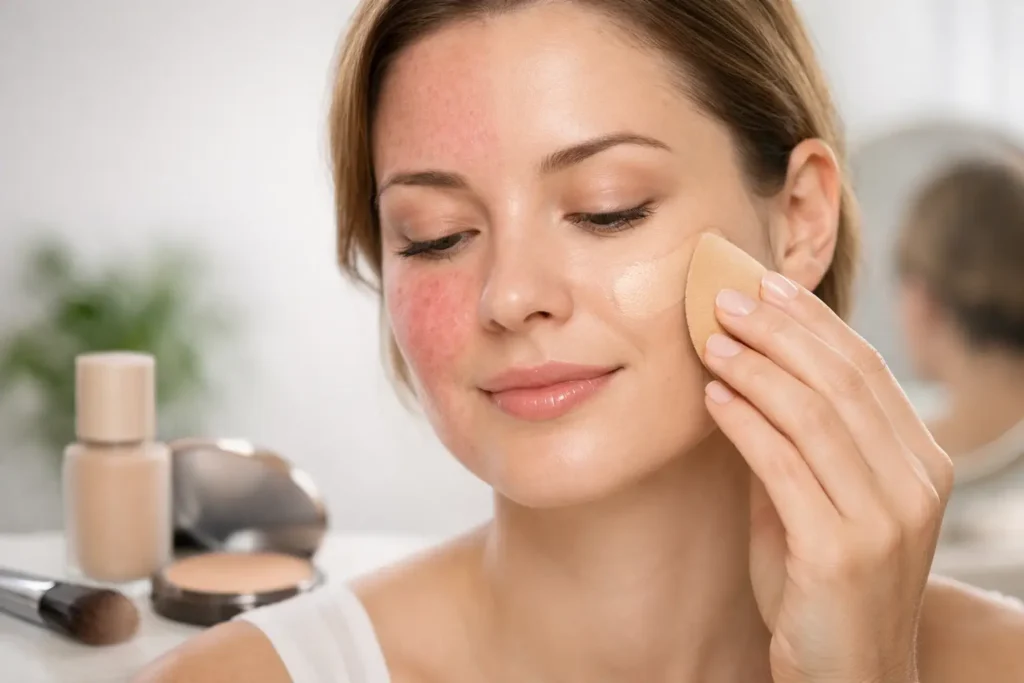 Makeup for Rosacea That Looks Like Your Skin